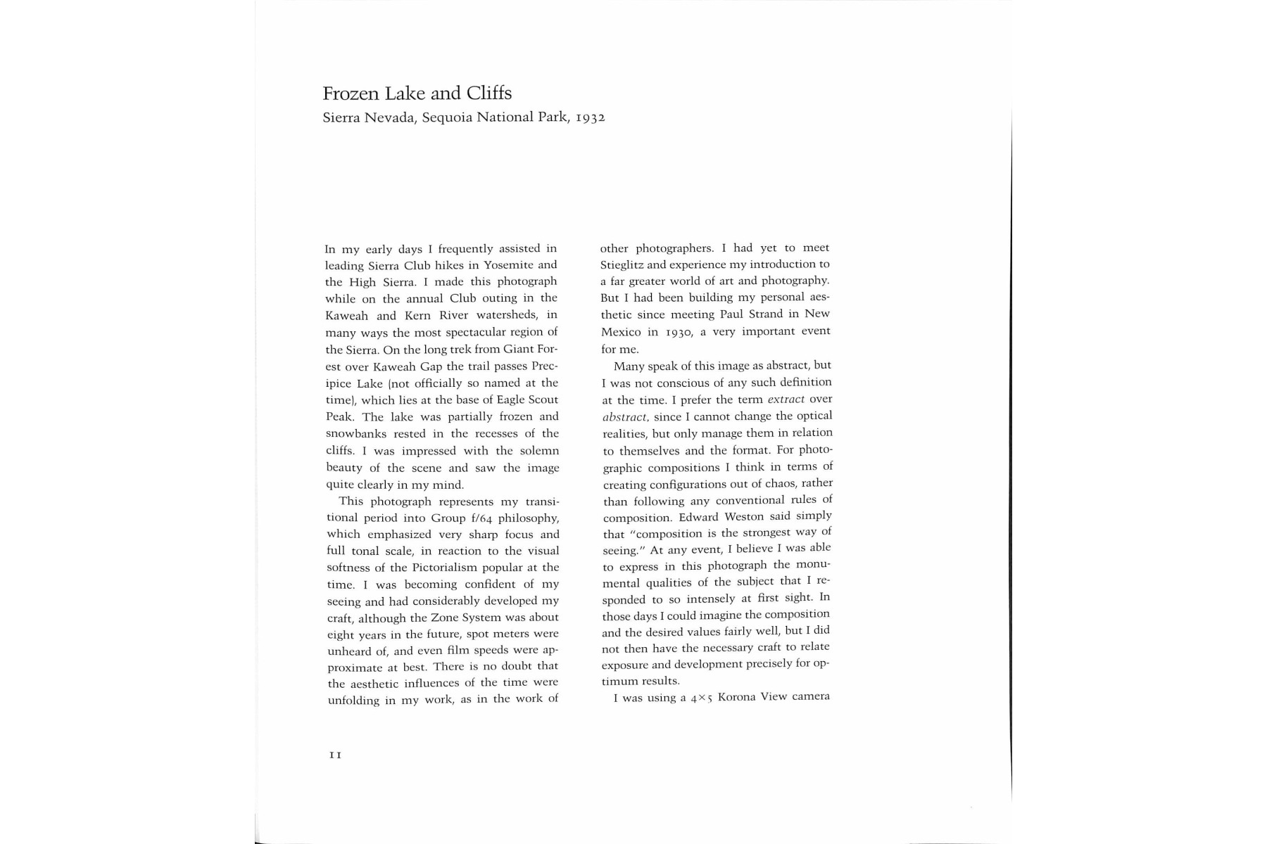 Examples: The Making Of 40 Photographs: Making of Forty Photographs