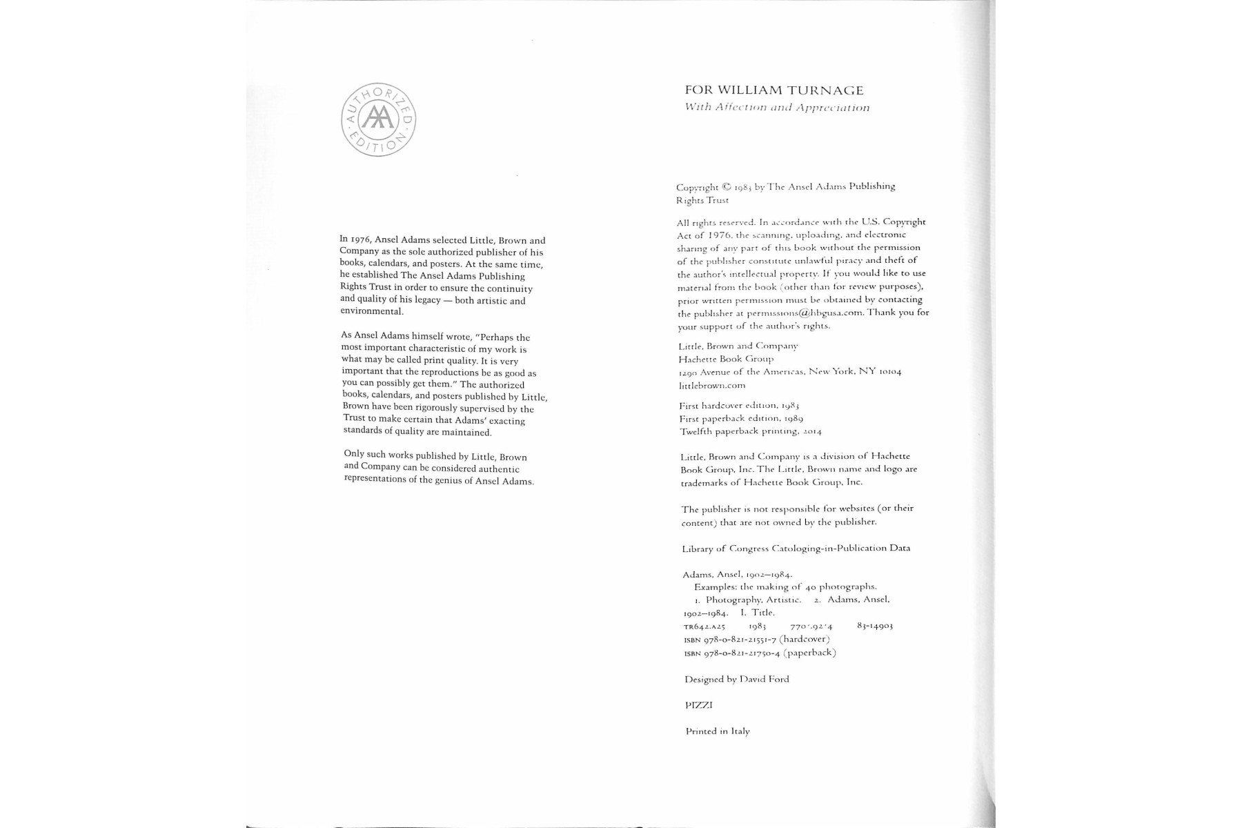 Examples: The Making Of 40 Photographs: Making of Forty Photographs