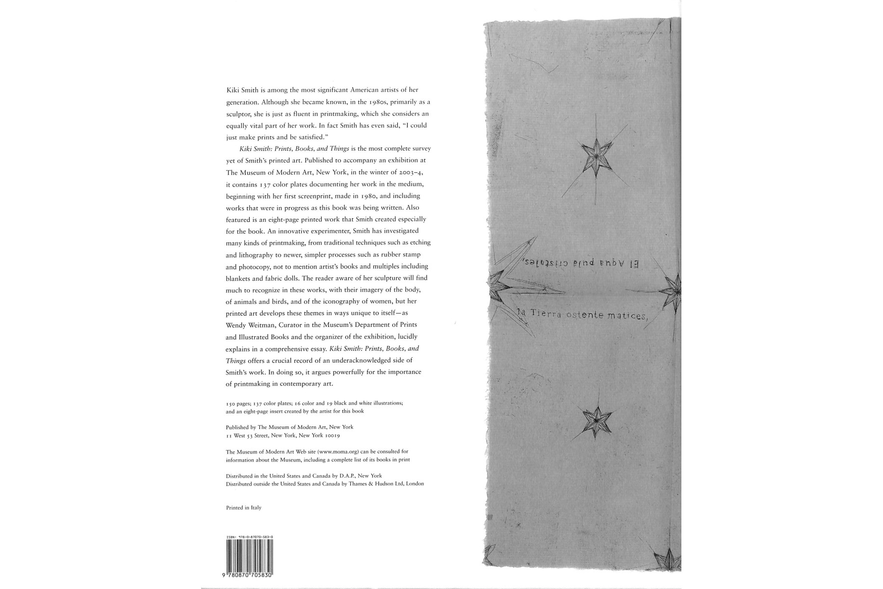 Kiki Smith: Prints, Books and Things