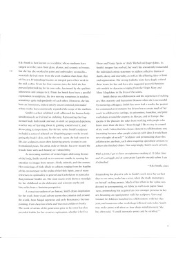 Kiki Smith: Prints, Books and Things