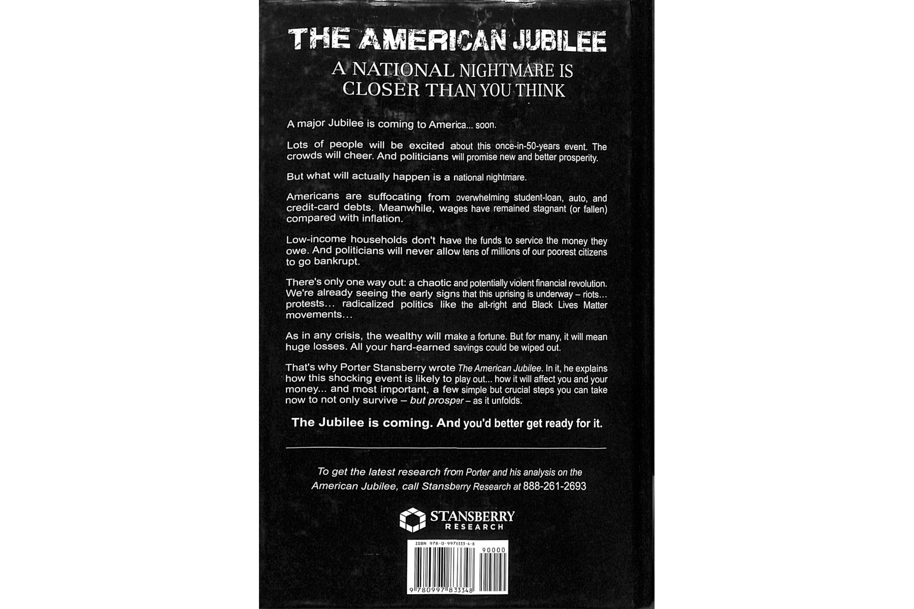 The American Jubilee, A National Nightmare is Closer Thank You Think