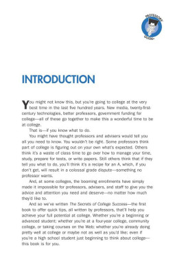 The Secrets of College Success (Professors' Guide)