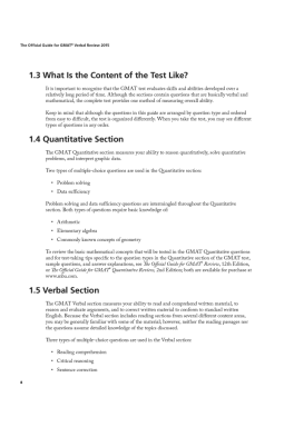 The Official Guide for GMAT Verbal Review 2015