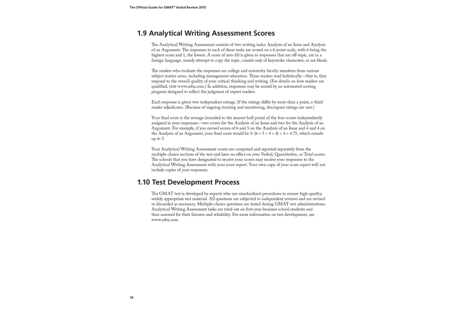 The Official Guide for GMAT Verbal Review 2015