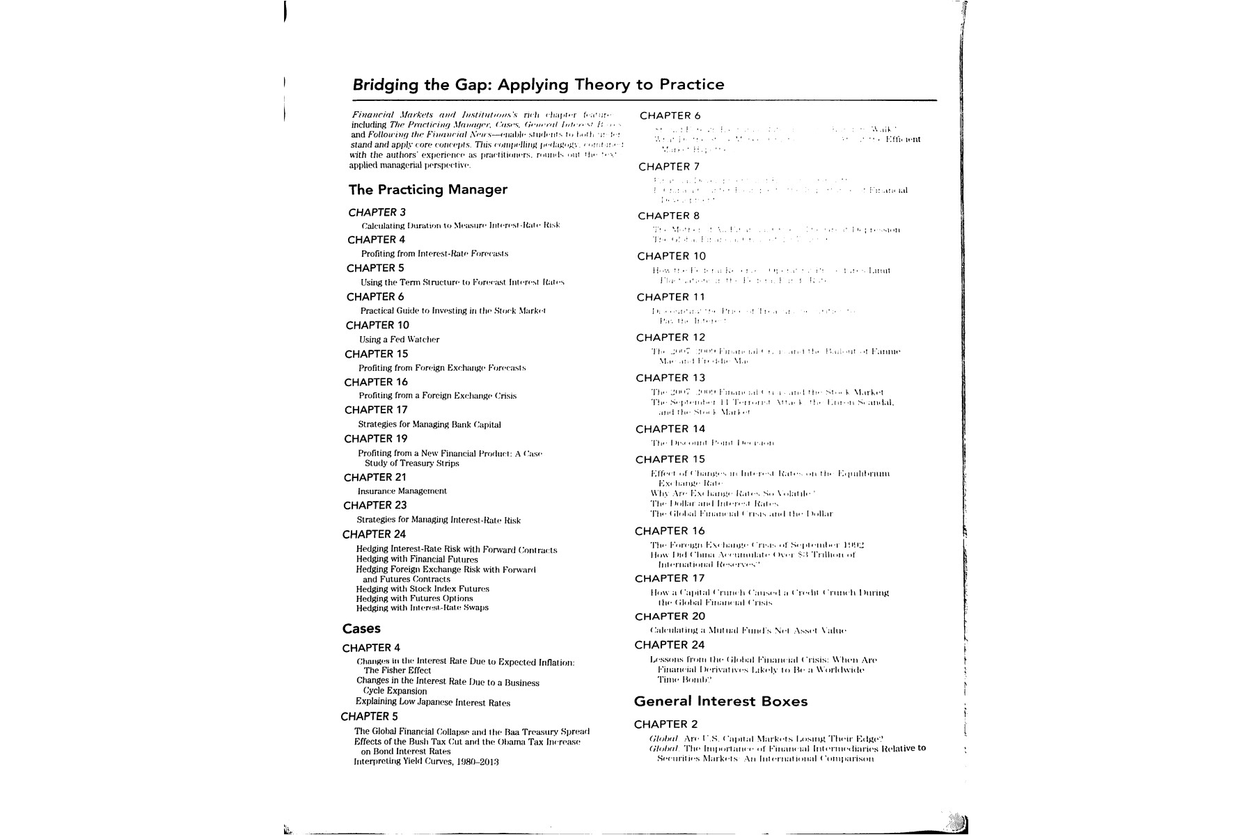 Financial Markets and Institutions