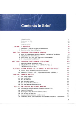 Financial Markets and Institutions