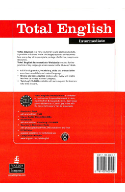 Total English Intermediate Workbook with Key