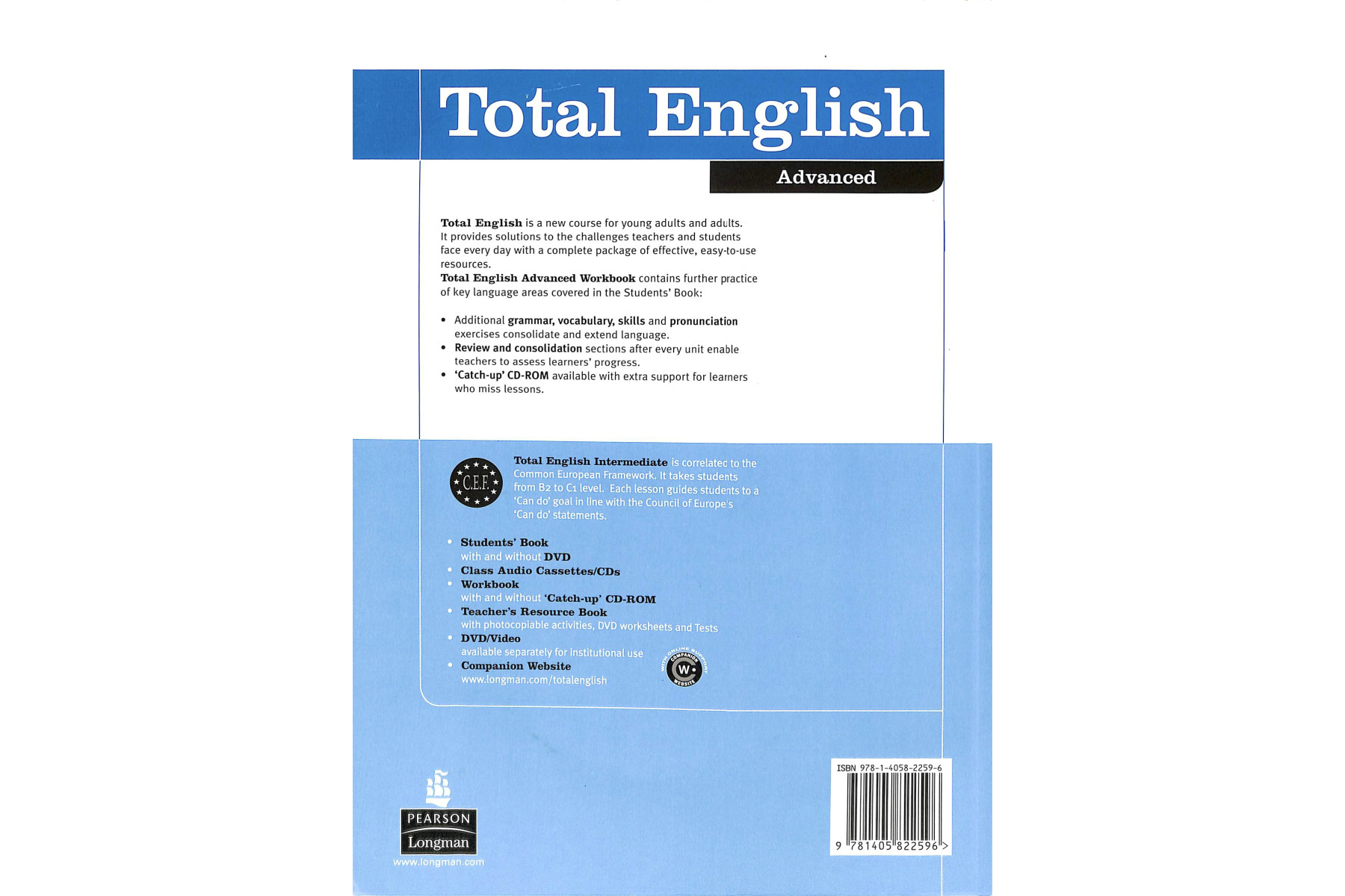 Total English Advanced Workbook and CD-Rom Pack