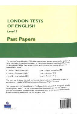 London Tests of English Level 2 with Overprinted Answers