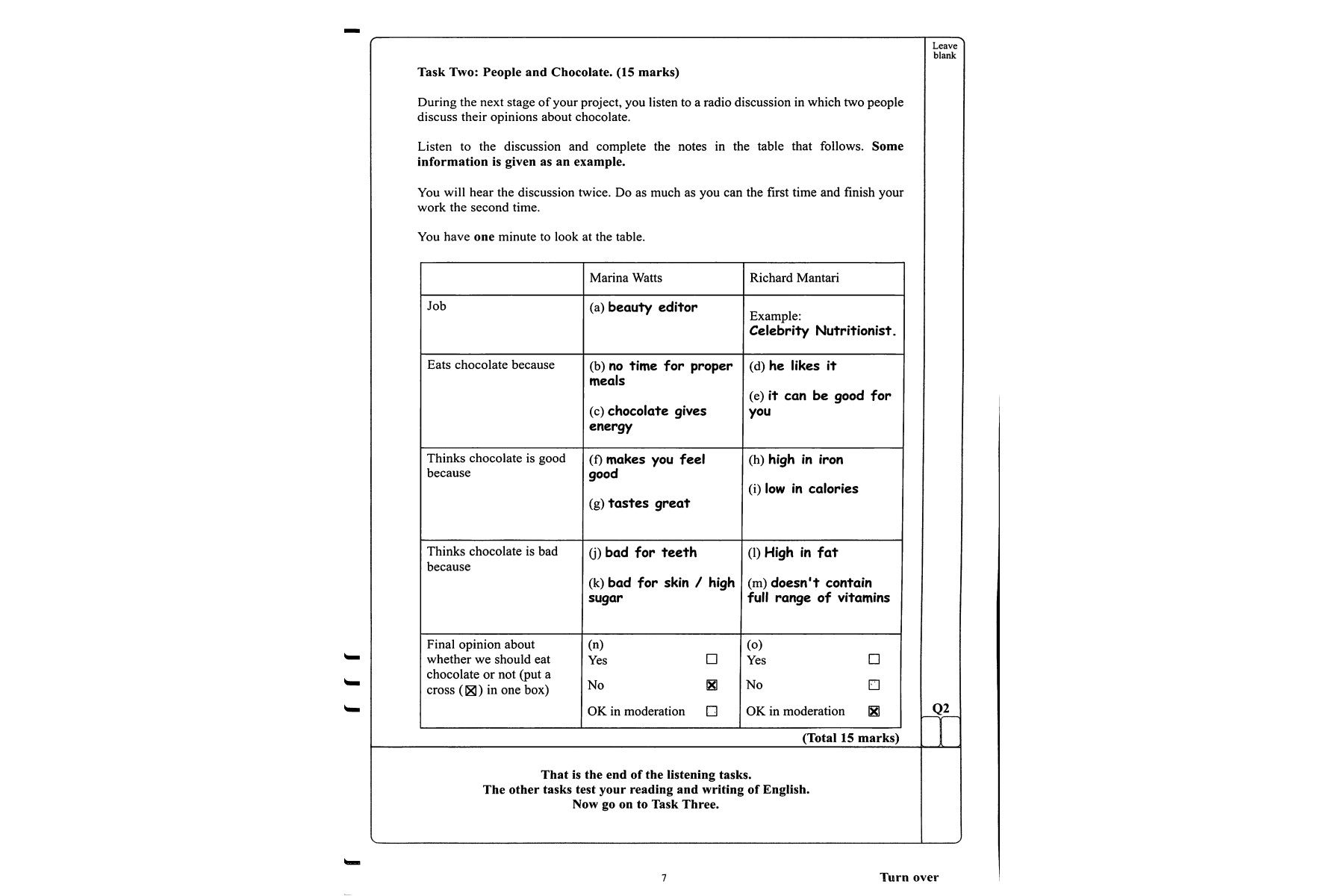 London Tests of English Level 3 with Overprinted Answers
