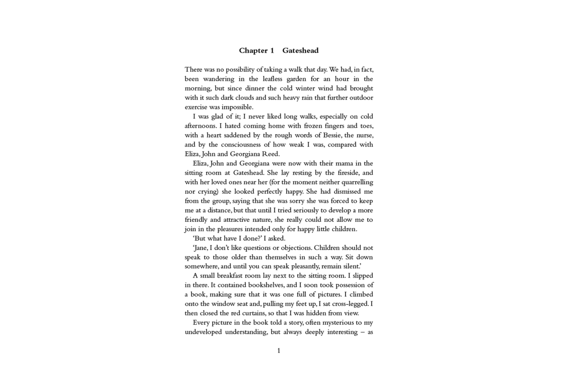PR 5: Jane Eyre