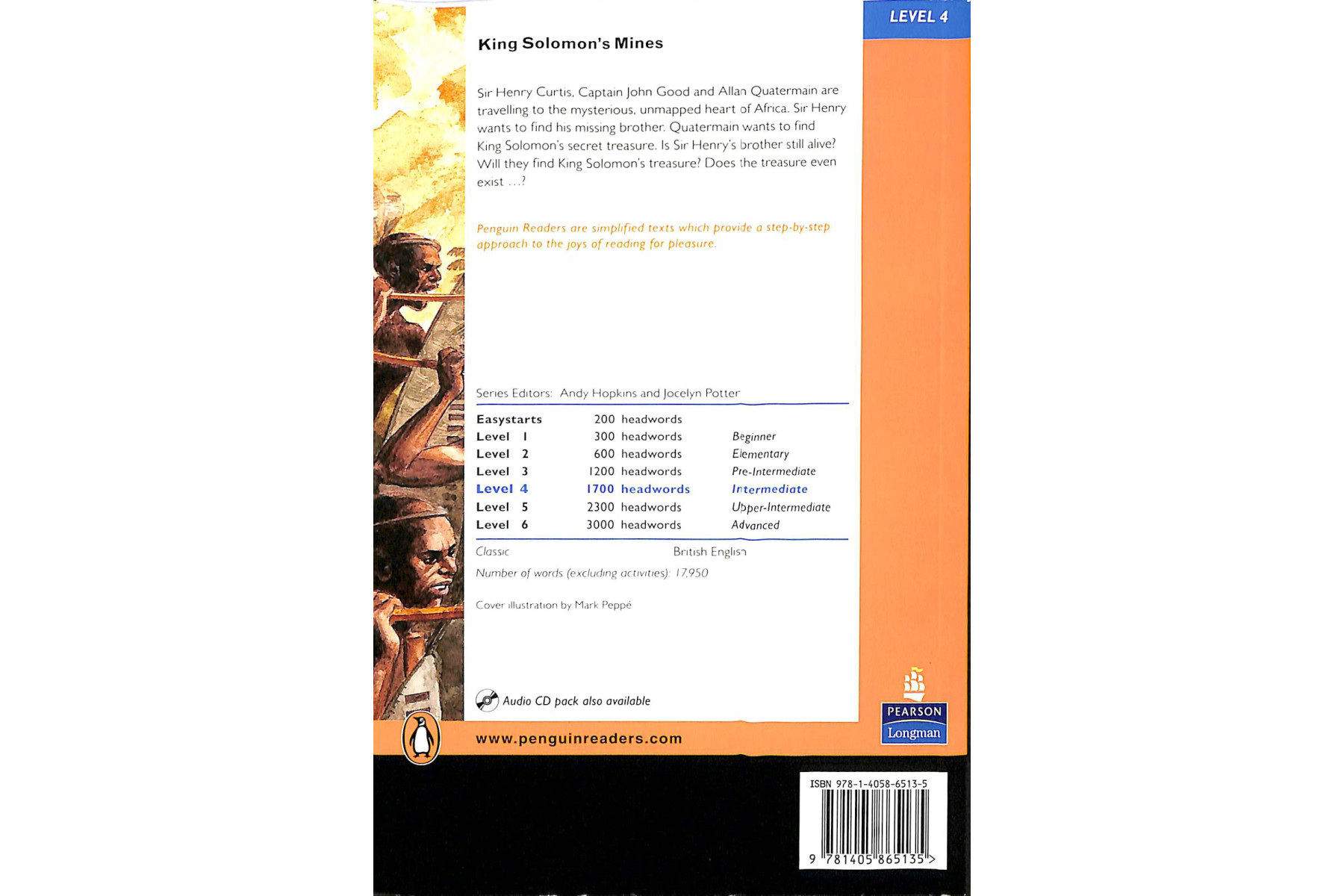 PR 4: King Solomon's Mines Book with CD Pack