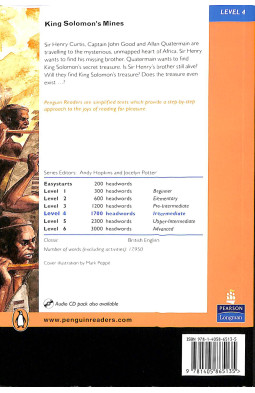 PR 4: King Solomon's Mines Book with CD Pack