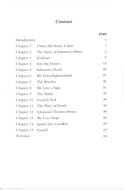 PR 4: King Solomon's Mines Book with CD Pack