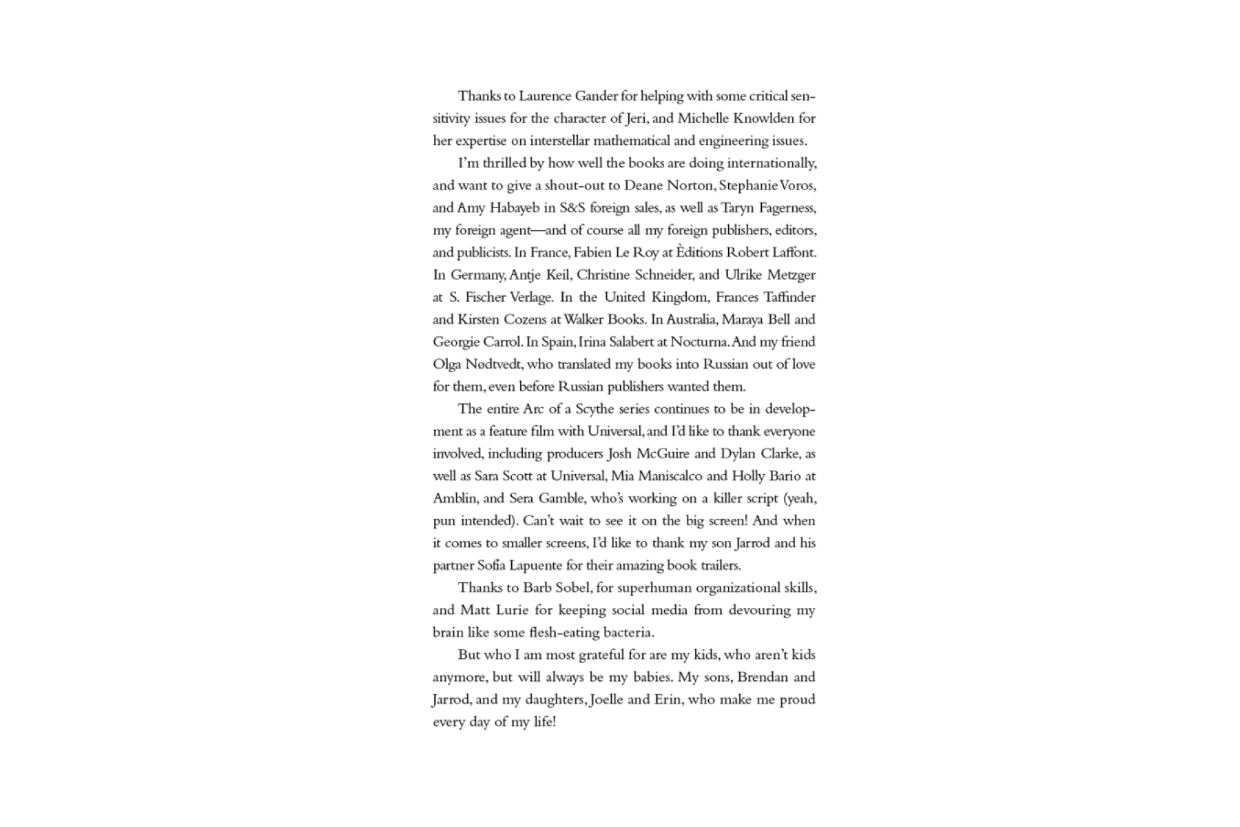The Toll (Arc of a Scythe)