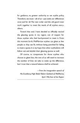 The Toll (Arc of a Scythe)