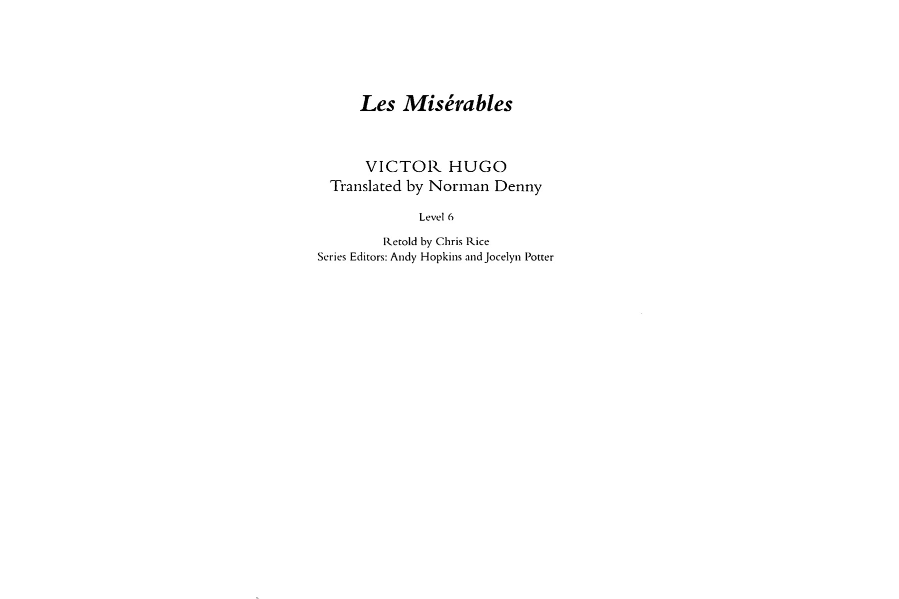 PR 6: Les Miserables Book and MP3 Pack