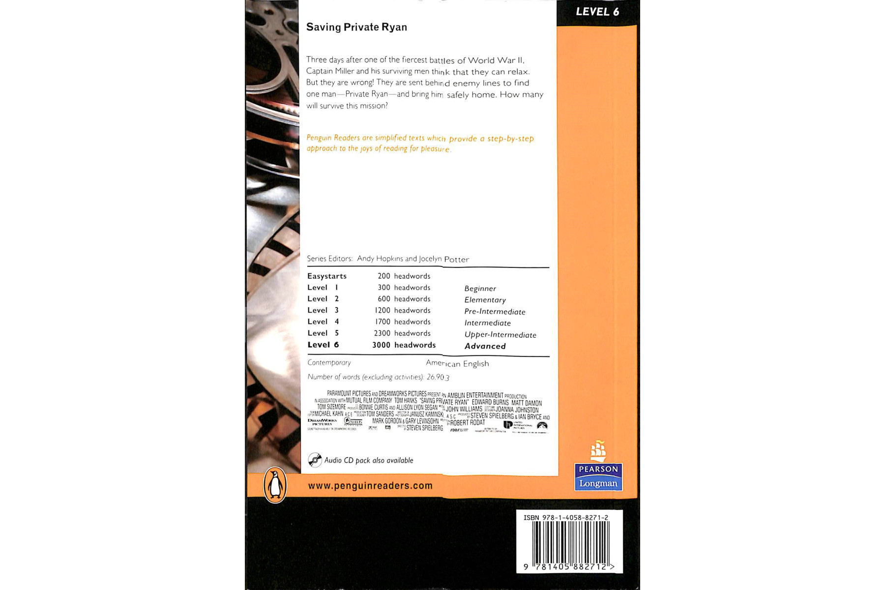 PR 6: Saving Private Ryan Book and MP3 Pack Level 6