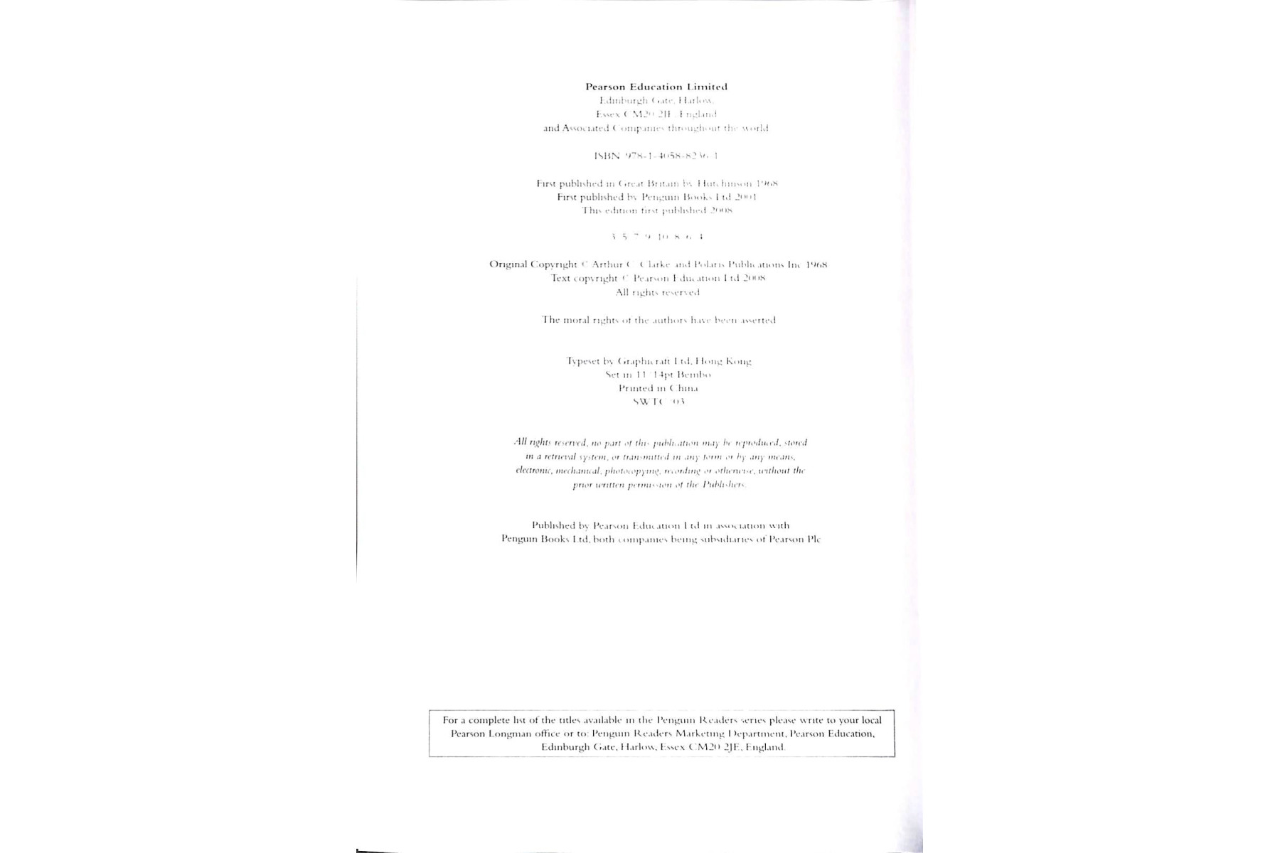 PR 5: 2001:a Space Odyssey Book and MP3 Pack