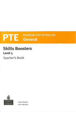 Pearson Test of English General Skills Booster 5 Teacher's Book and CD Pack