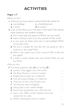 PR 2: London Book and MP3 CD Pack