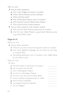 PR 2: London Book and MP3 CD Pack