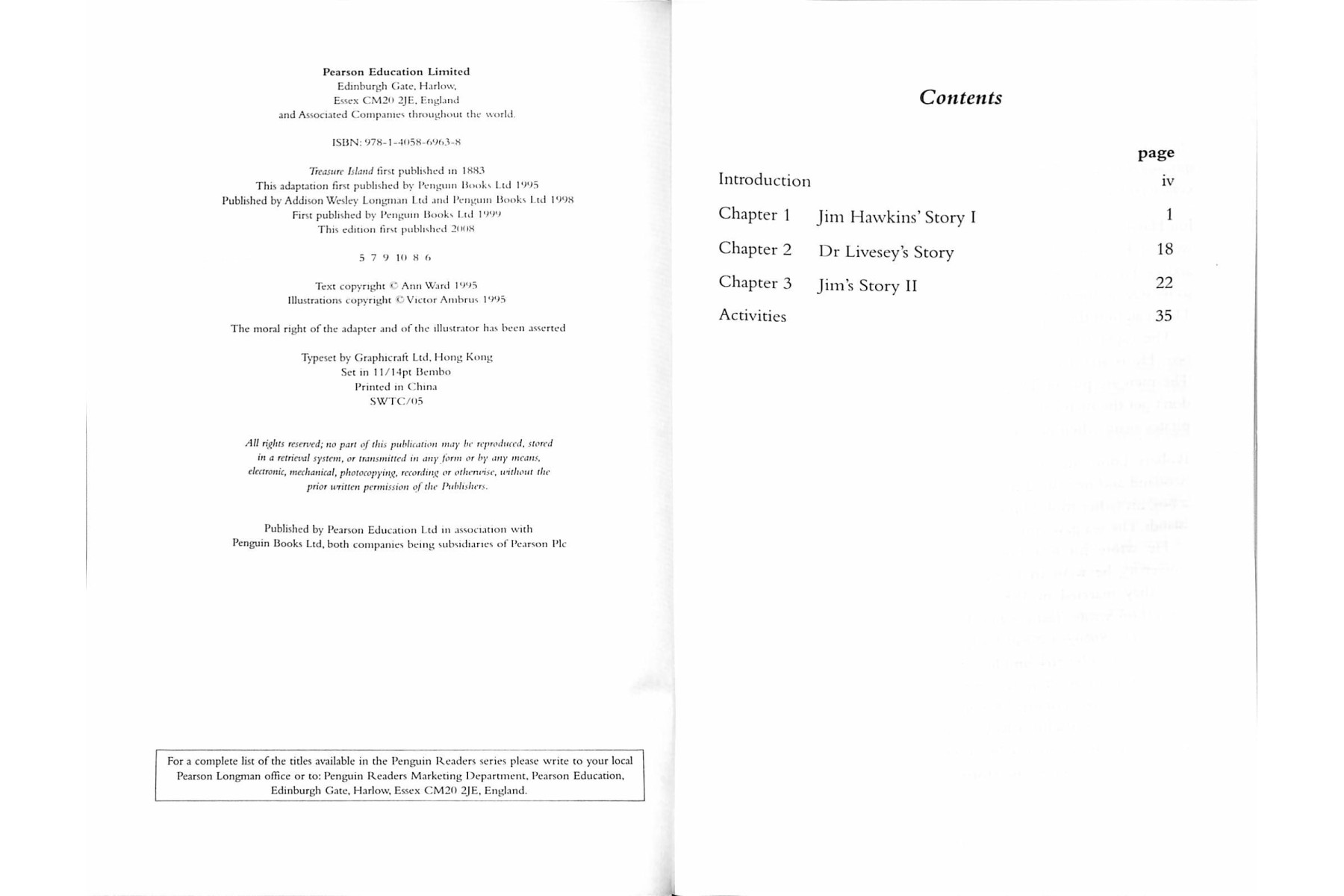 PR 2: Treasure Island Book and MP3 Pack