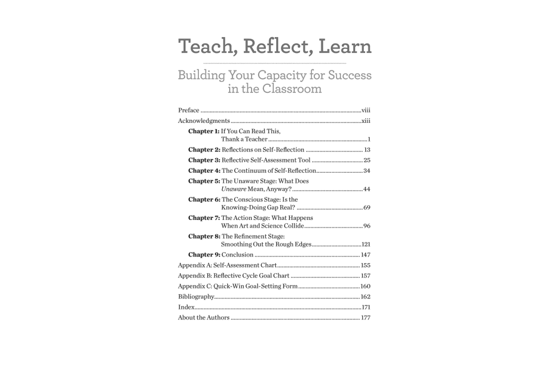 Teach, Reflect, Learn: Building Your Capacity for Success in the Classroom