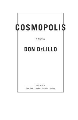 Cosmopolis (film tie-in)