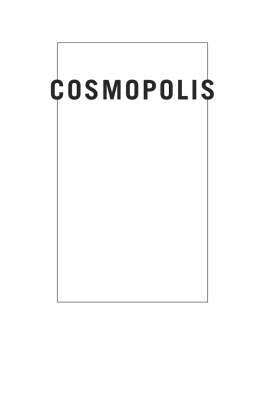 Cosmopolis (film tie-in)