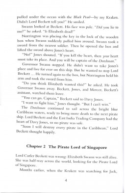 PR 3: Pirates of the Caribbean World's End Book and MP3 Pack