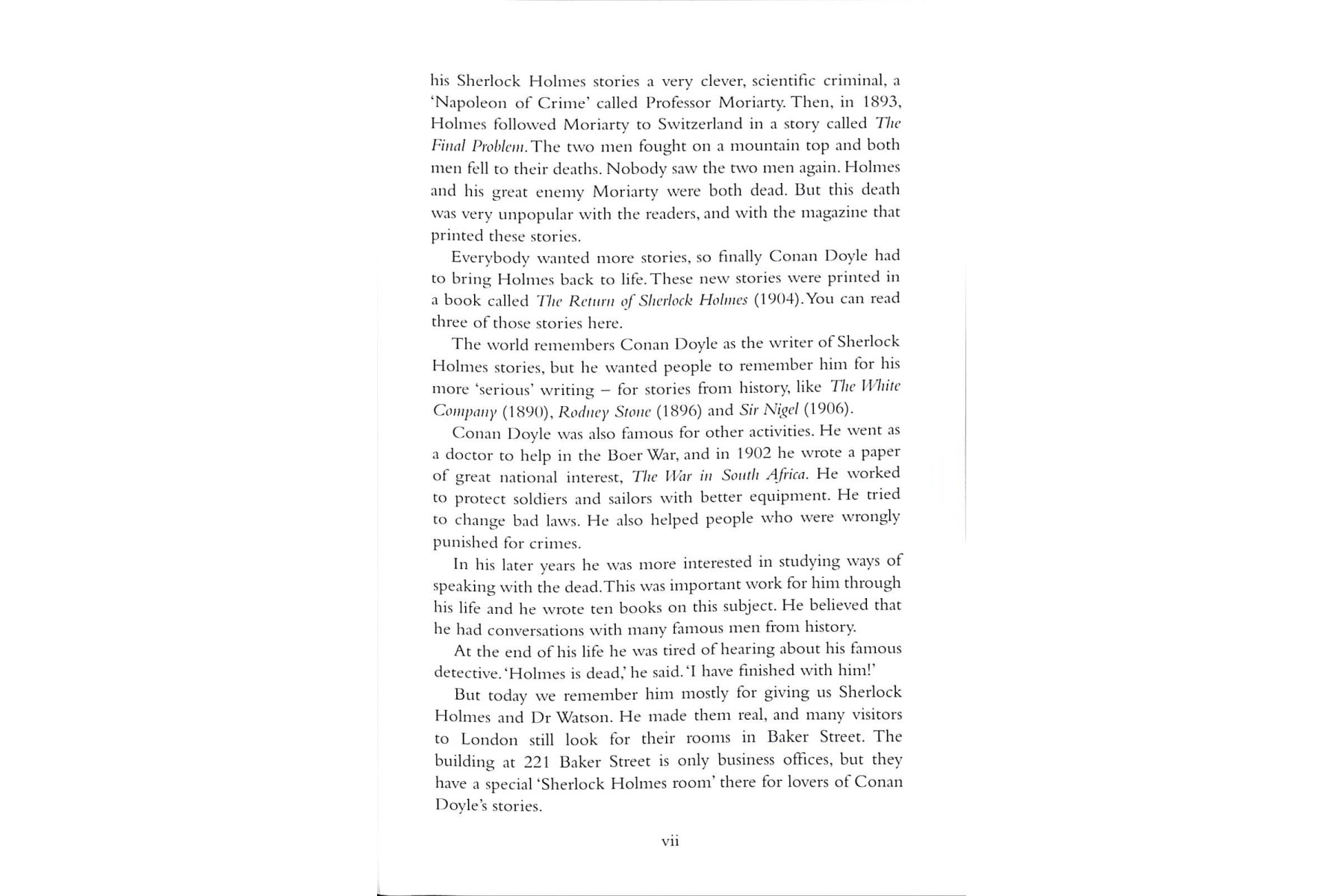 PR 3: Return of Sherlock Holmes Book and MP3 Pack