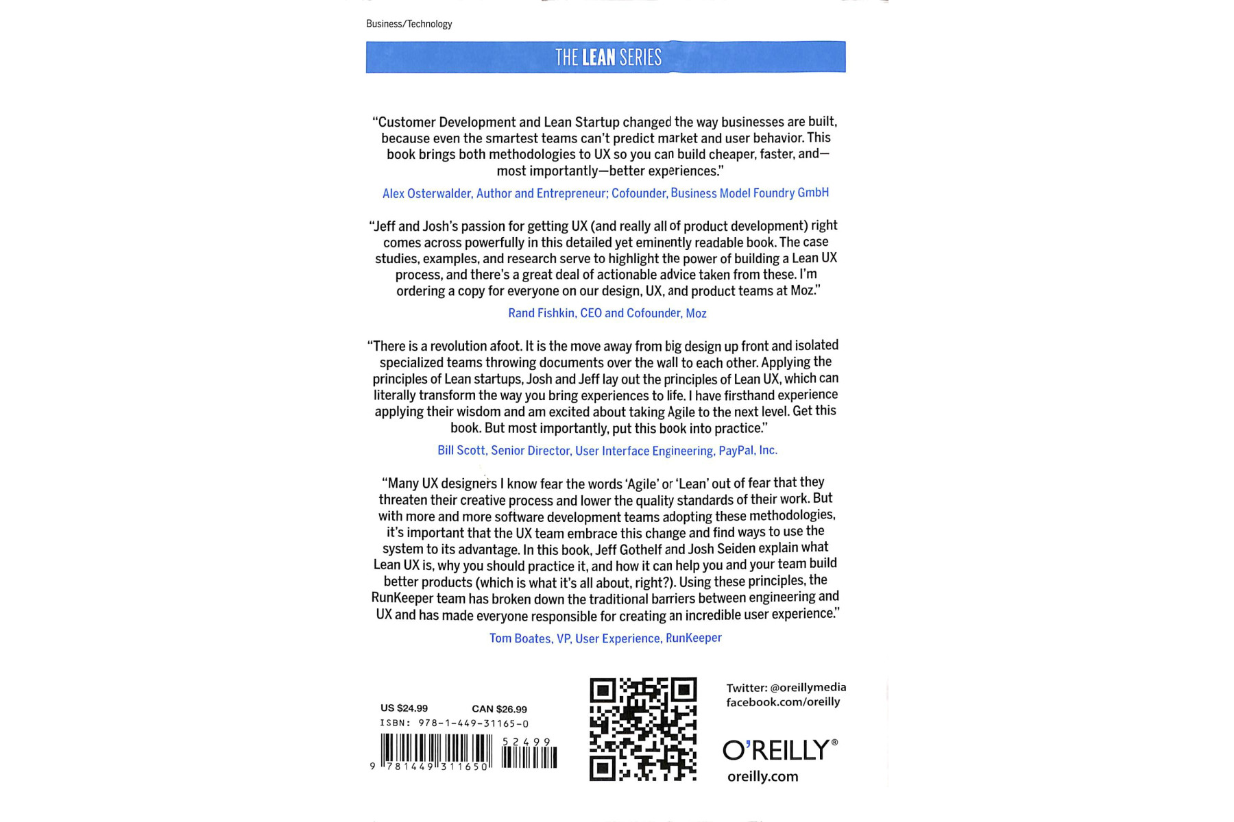 Lean UX: Applying Lean Principles to Improve User Experience