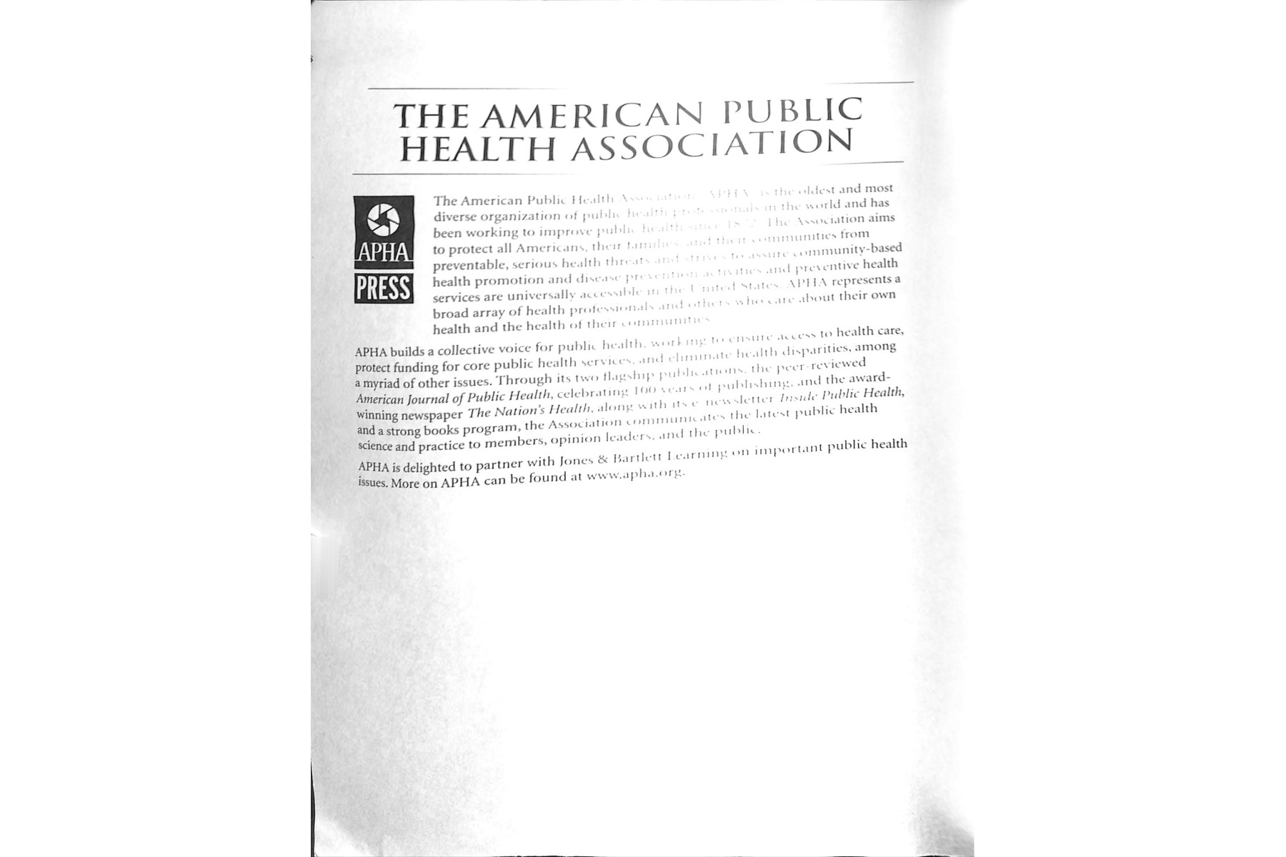 Public Health: What It Is and How It Works