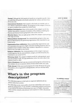 Scholarship Handbook (College Board Scholarship Handbook)