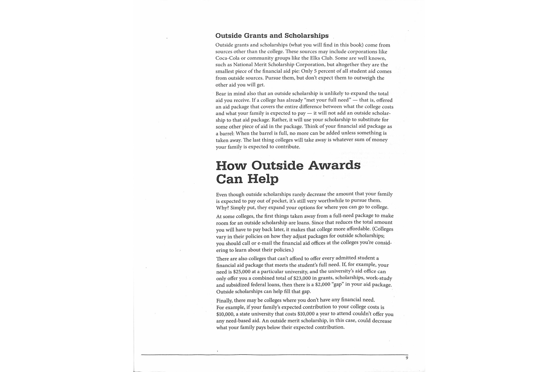 Scholarship Handbook (College Board Scholarship Handbook)
