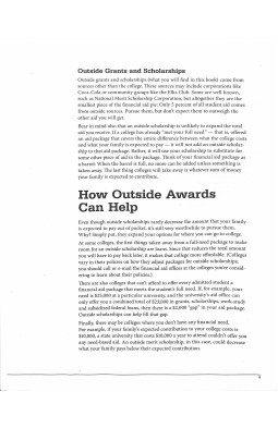 Scholarship Handbook (College Board Scholarship Handbook)