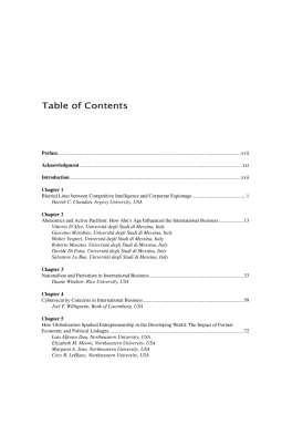 Corporate Espionage, Geopolitics, and Diplomacy Issues in International Business