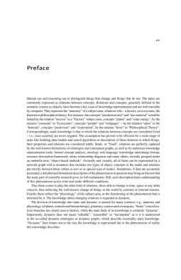 Dynamic Knowledge Representation in Scientific Domains