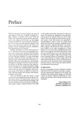 Metastatic Disease of the Musculoskeletal System