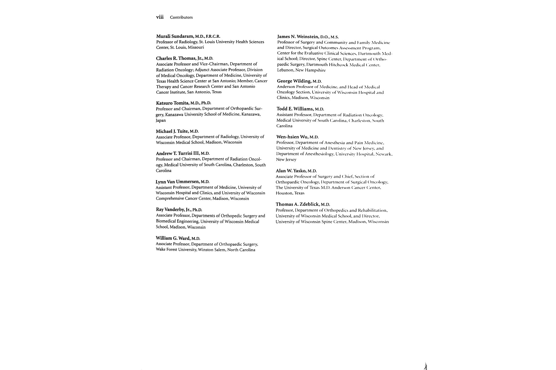 Metastatic Disease of the Musculoskeletal System