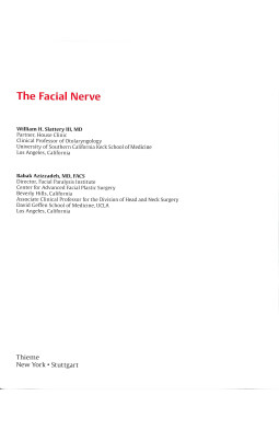 The Facial Nerve