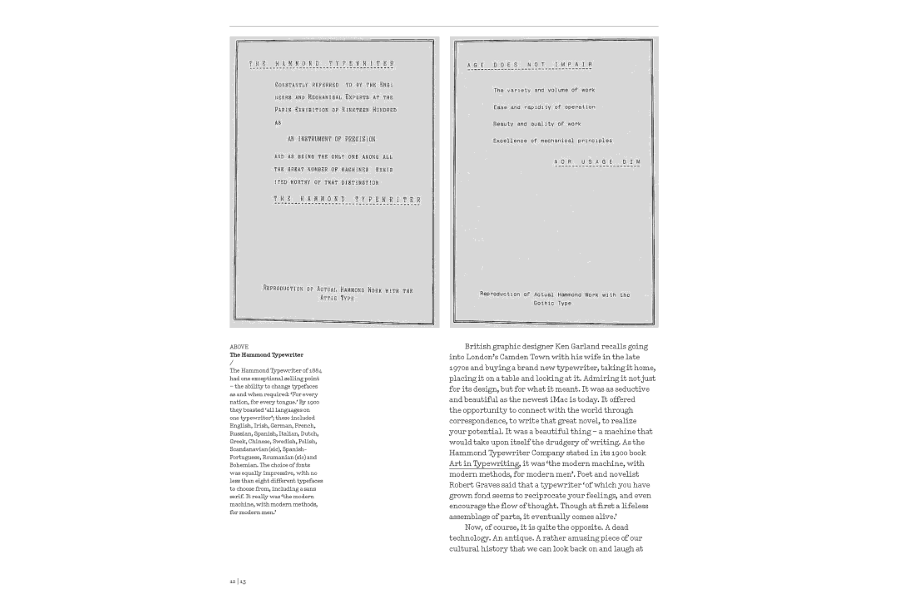 Typewriter Art: A Modern Anthology