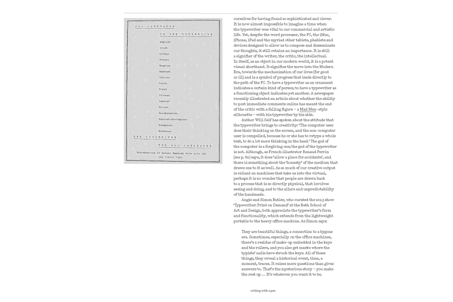 Typewriter Art: A Modern Anthology