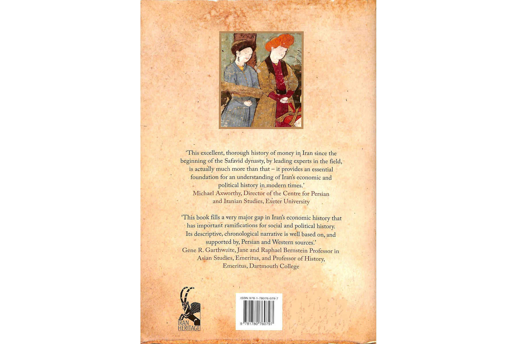 The Monetary History of Iran: From the Safavids to the Qajars