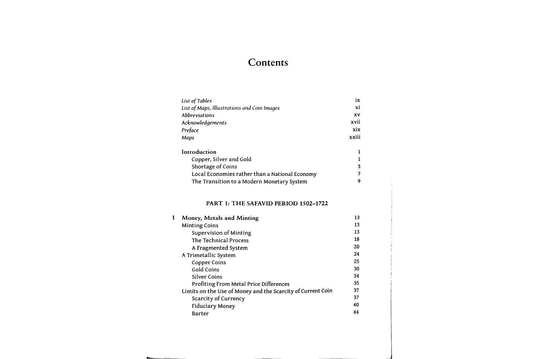 The Monetary History of Iran: From the Safavids to the Qajars