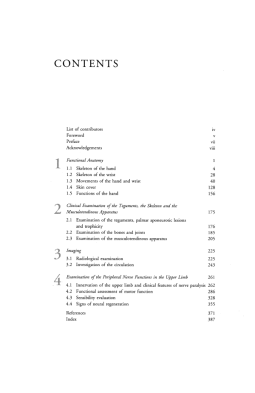 Examination of the Hand and Wrist