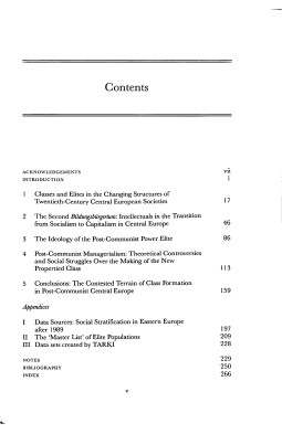 Making Capitalism Without Capitalists: The New Ruling Elites in Eastern Europe